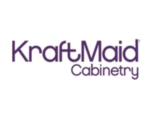 KraftMaid Cabinetry logo in purple text.